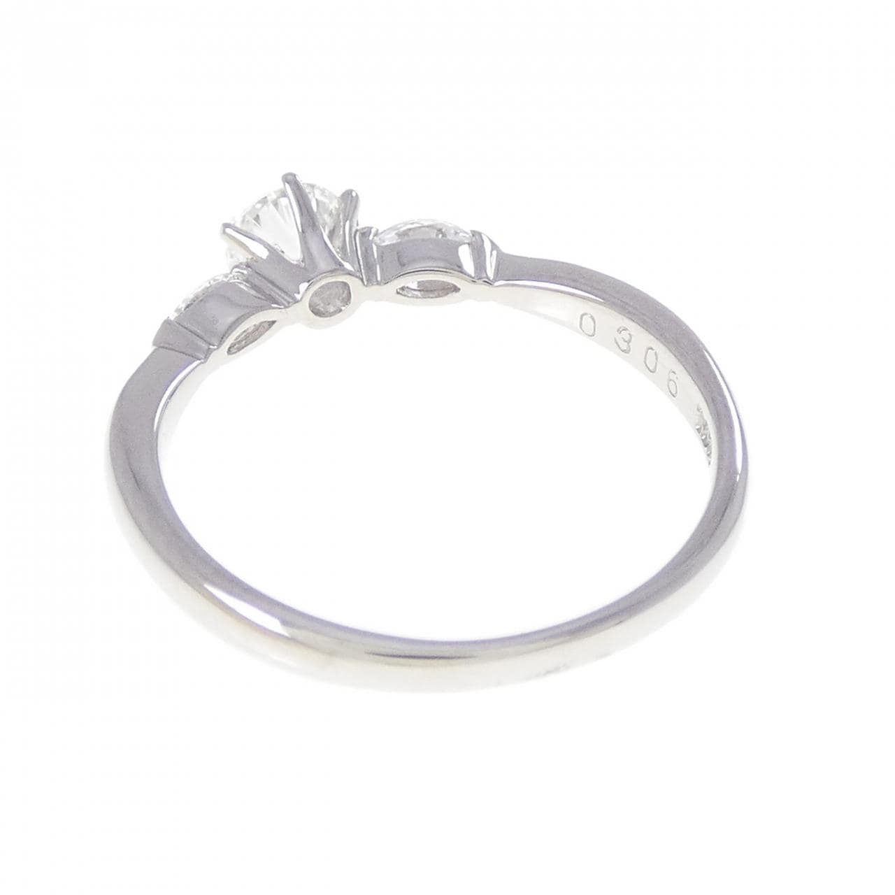 PT900 ダイヤモンド リング 0.306CT G VS2 3EXT H＆C