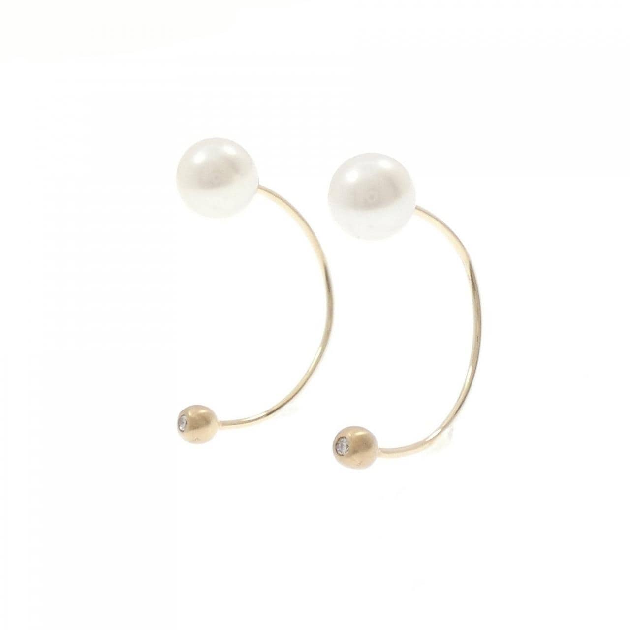 ヒロタカ アコヤパール ピアス 7.5mm