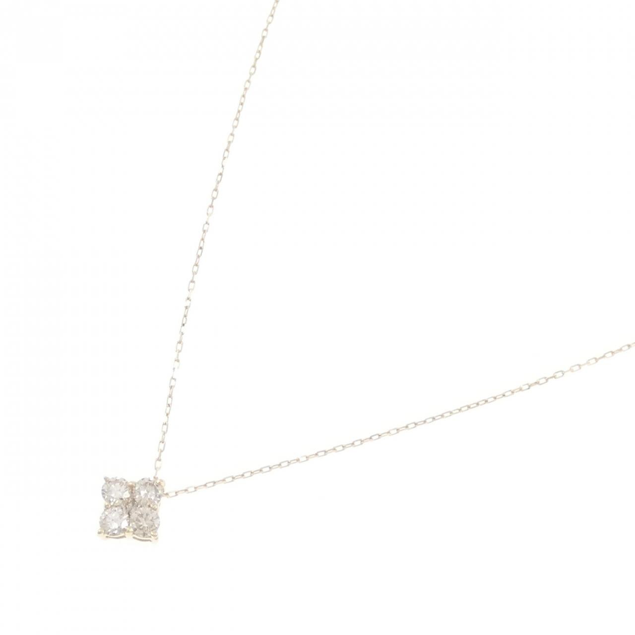 【新品】K10YG ダイヤモンド ネックレス 0.20CT