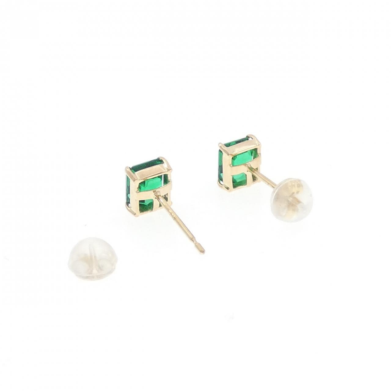 K18YG ガラス ピアス