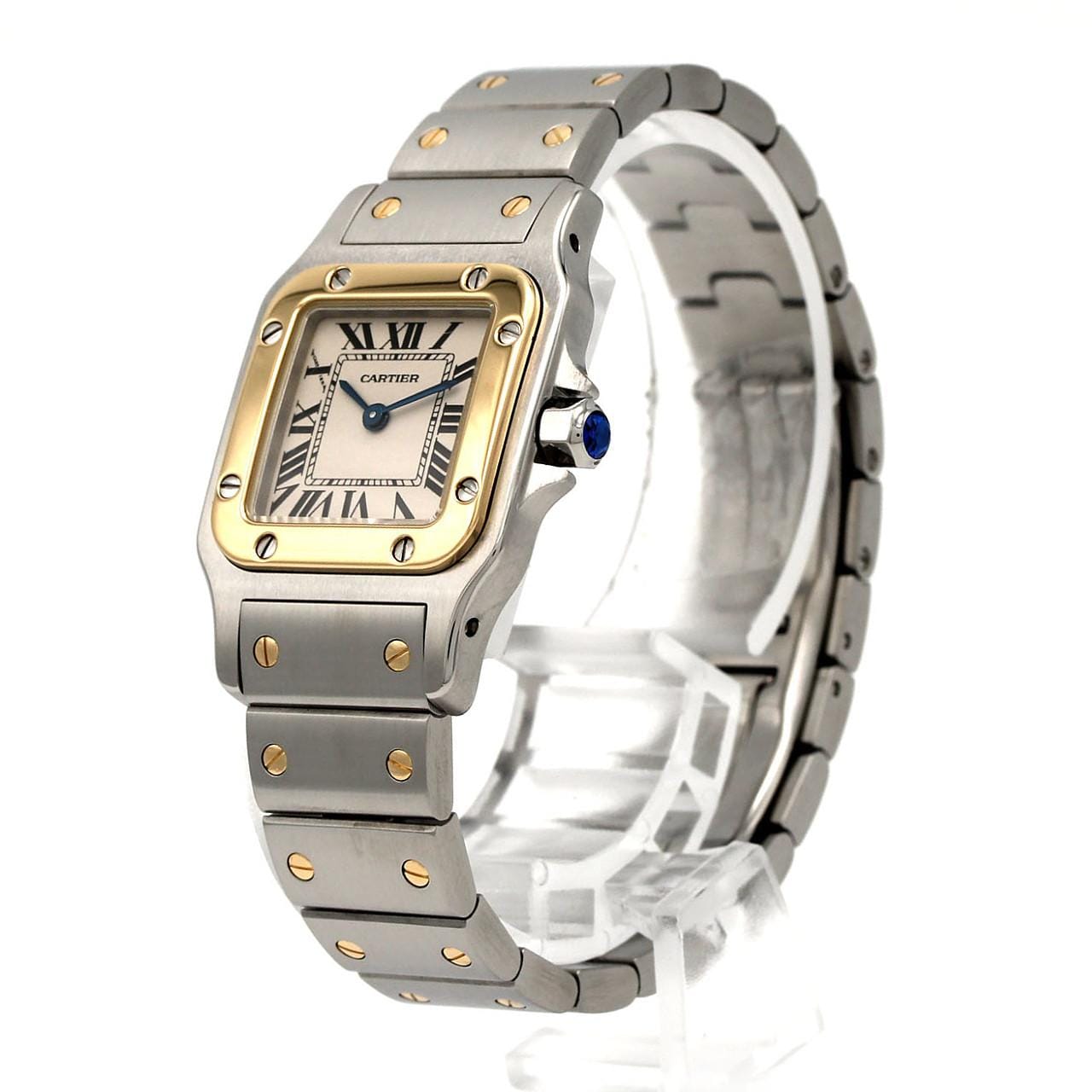 カルティエ サントスガルベSM コンビ W20012C4 SSxYG クォーツ