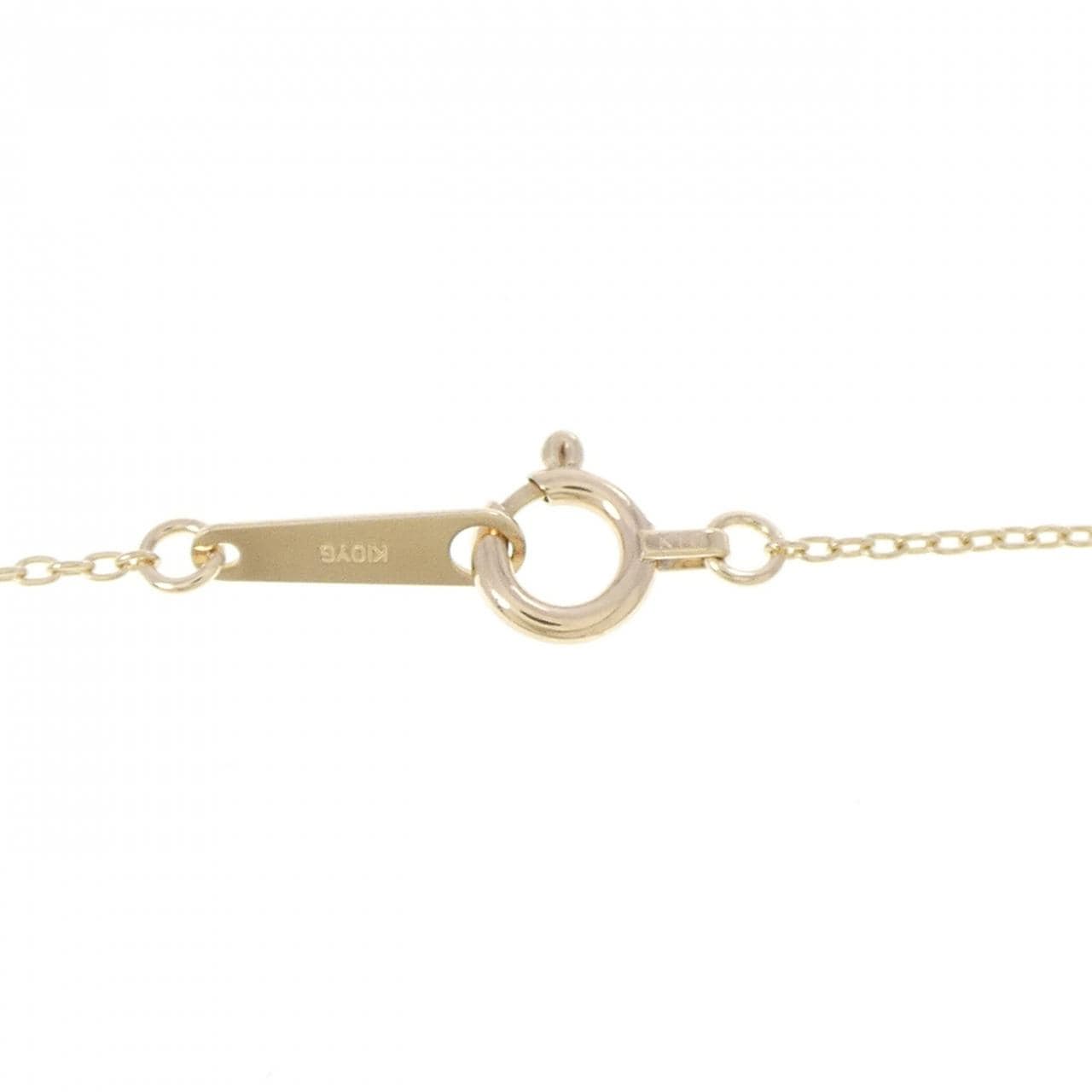 K10YG ラビット ルビー ネックレス