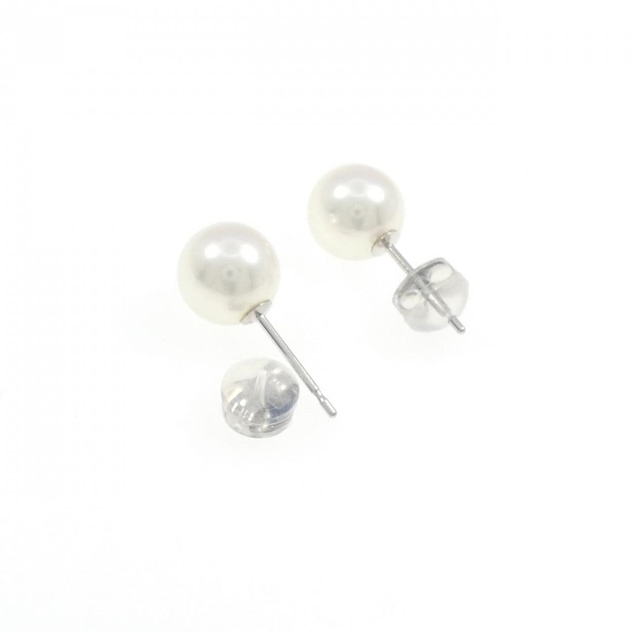 PT900 アコヤパール ピアス 7.7mm