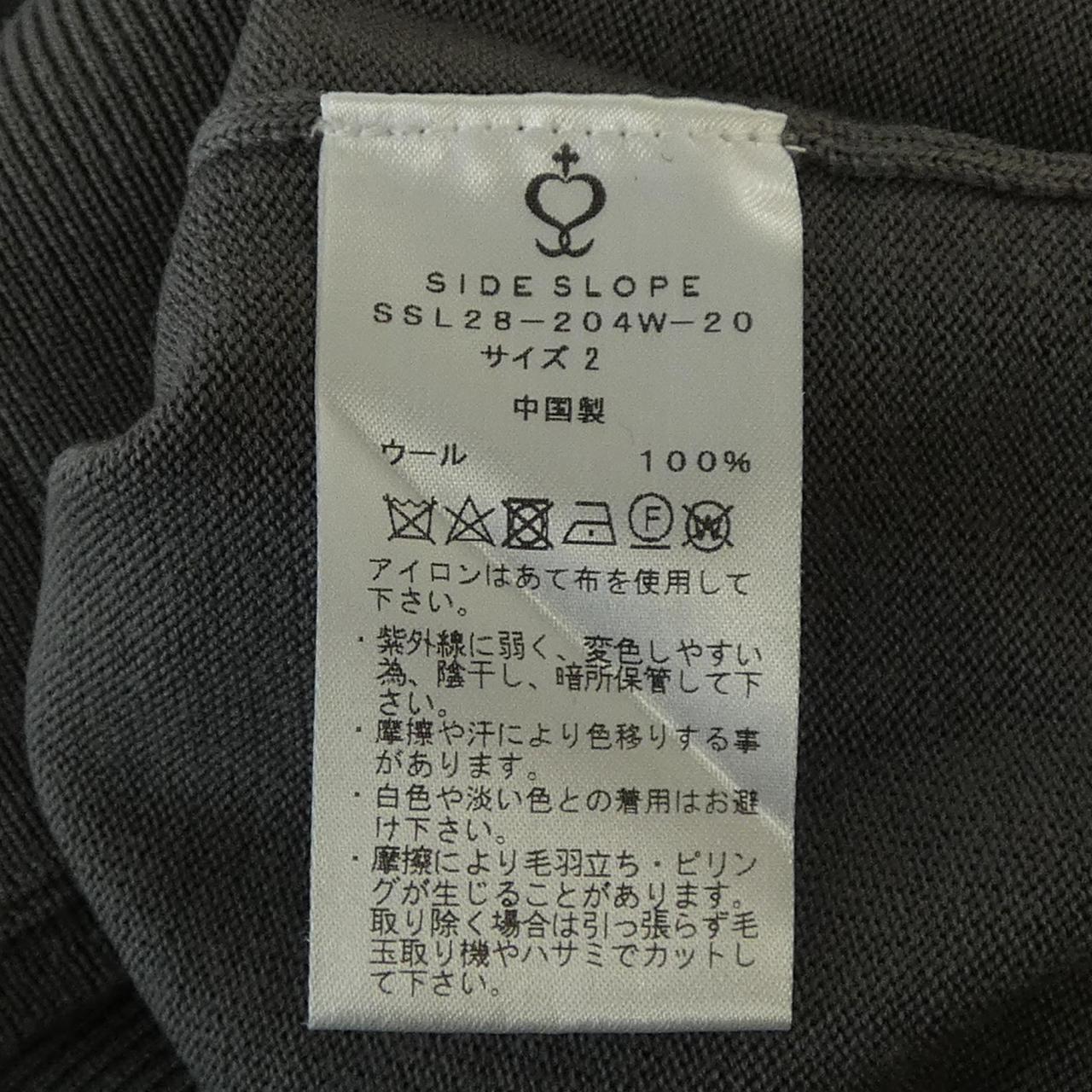 サイドスロープ SIDE SLOPE ニット