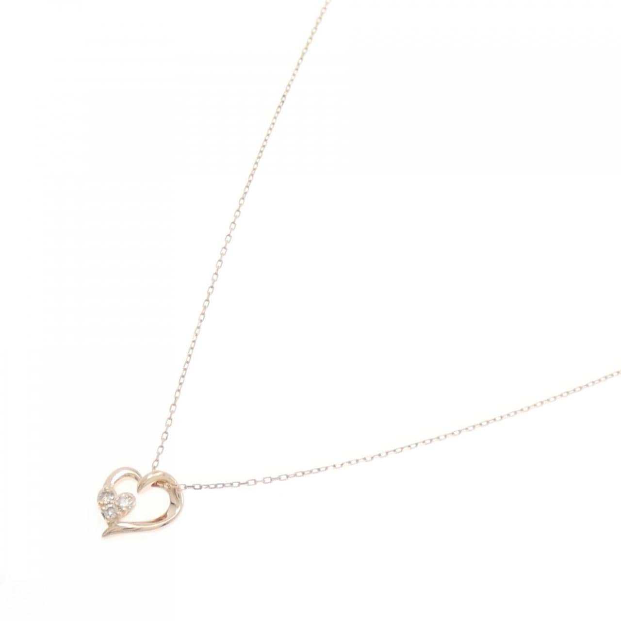 4゜C heart Diamond necklace