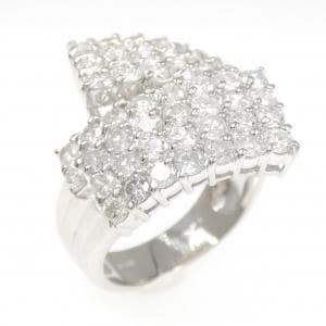 PT900 パヴェ ダイヤモンド リング 2.00CT