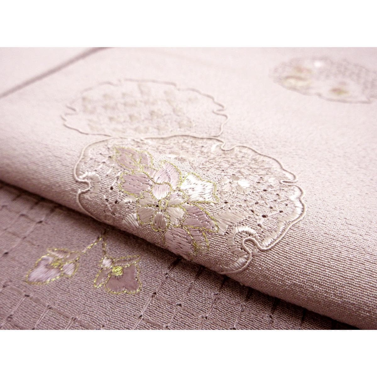 【未使用品】訪問着　刺繍加工ボカシ染