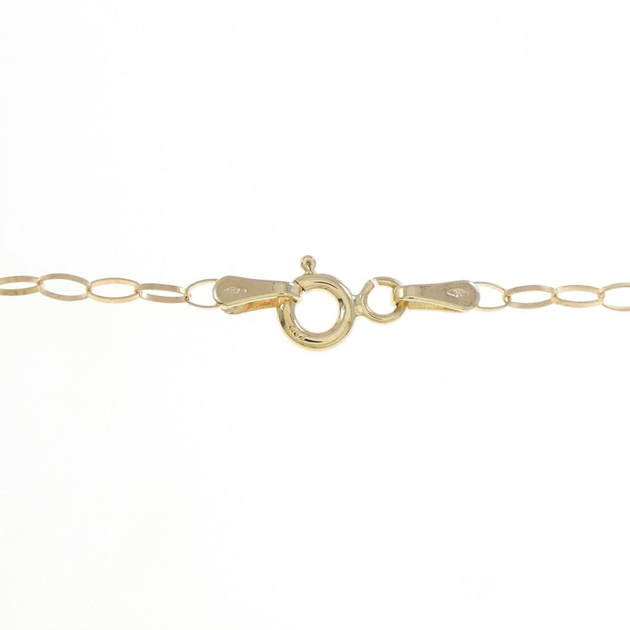 K18YG/K18WG/750YG ダイヤモンド ネックレス 0.16CT