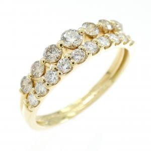 K18YG ダイヤモンド リング 0.20CT