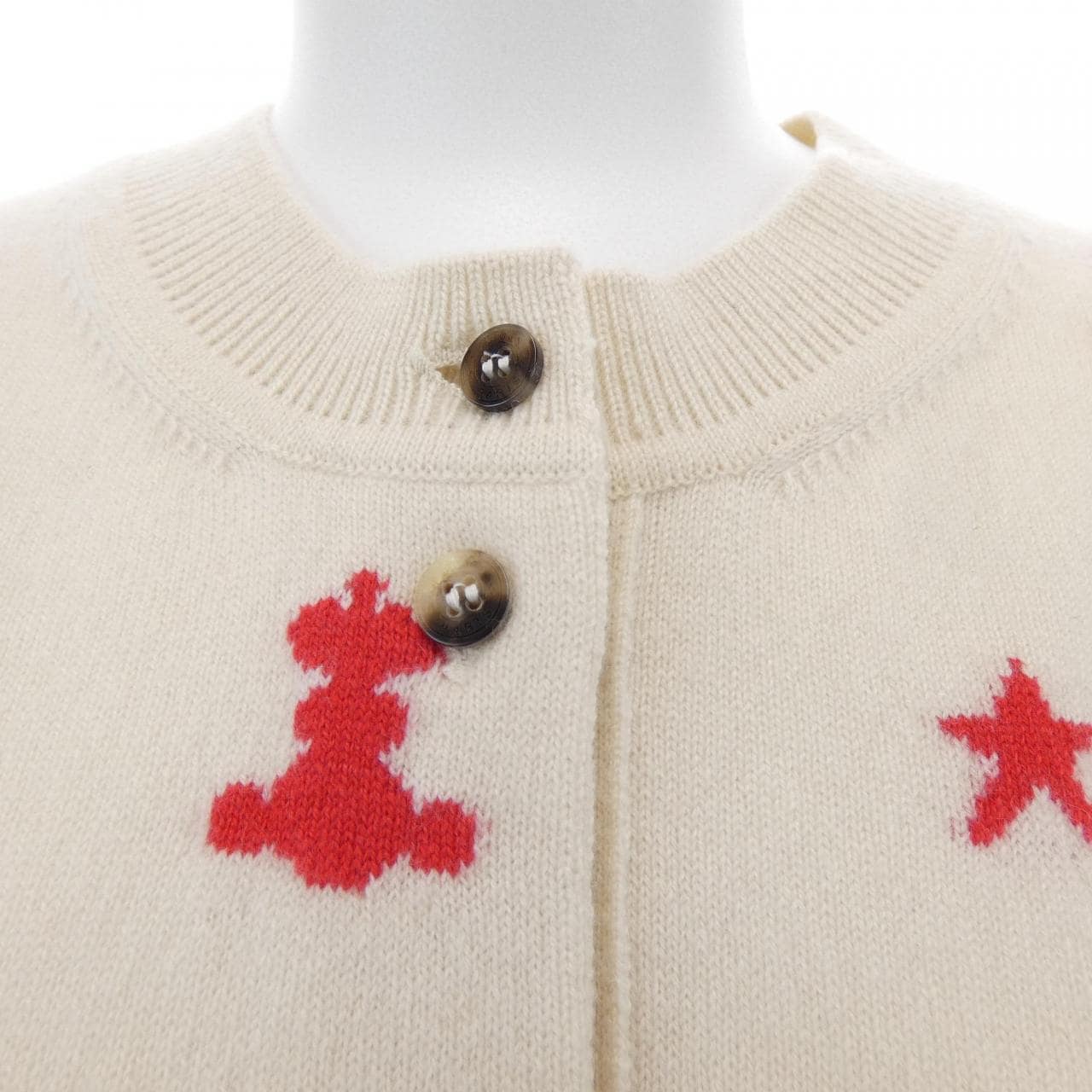 エルメス HERMES POSTE ET CAVALERIE *16-7700. カーディガン