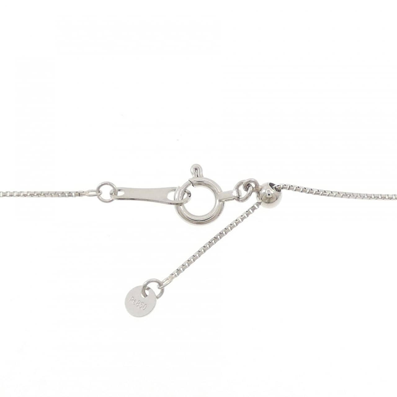 PT900/PT850 エメラルド ネックレス 0.885CT