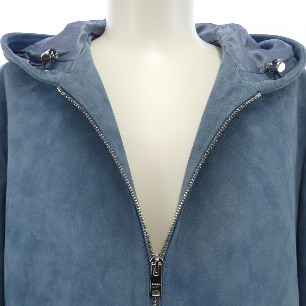 プラダ PRADA UPW276 1FEK レザージャケット