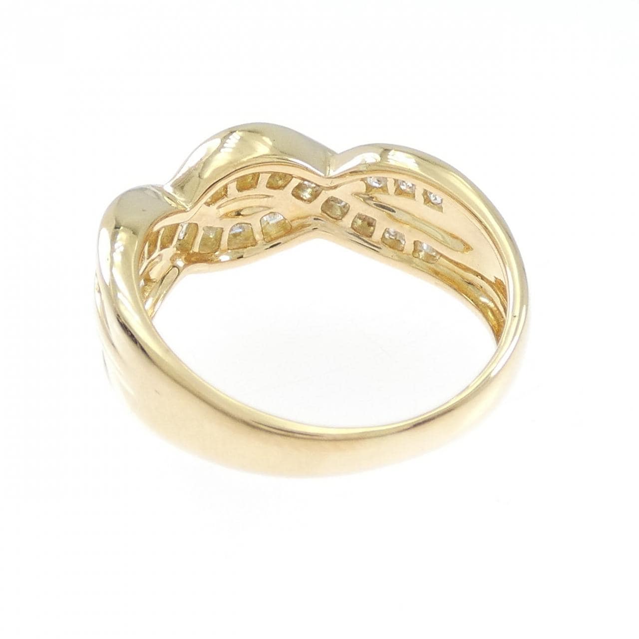 K18YG ダイヤモンド リング 0.5CT