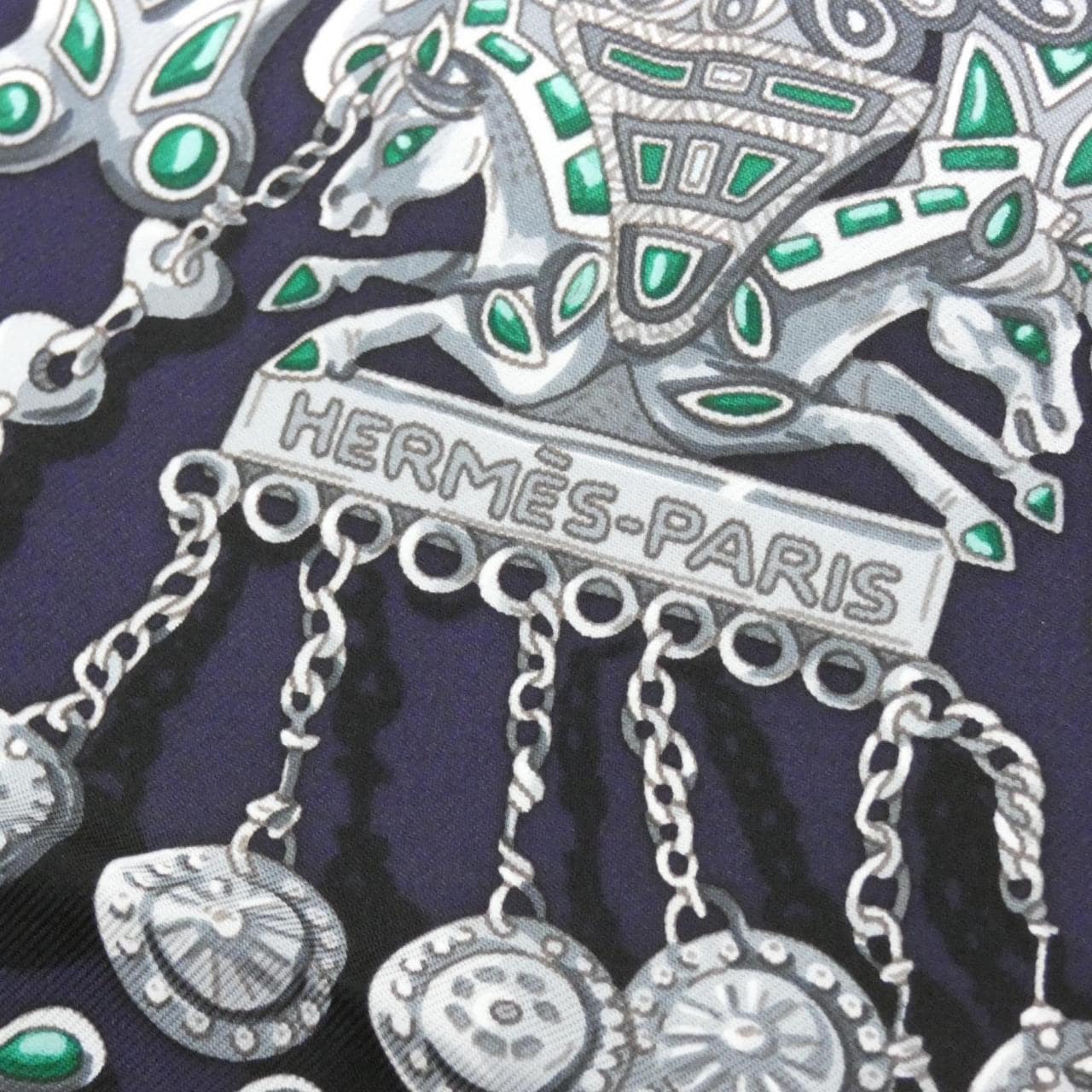 エルメス TRESORE RETROUVES カレ 002506S スカーフ