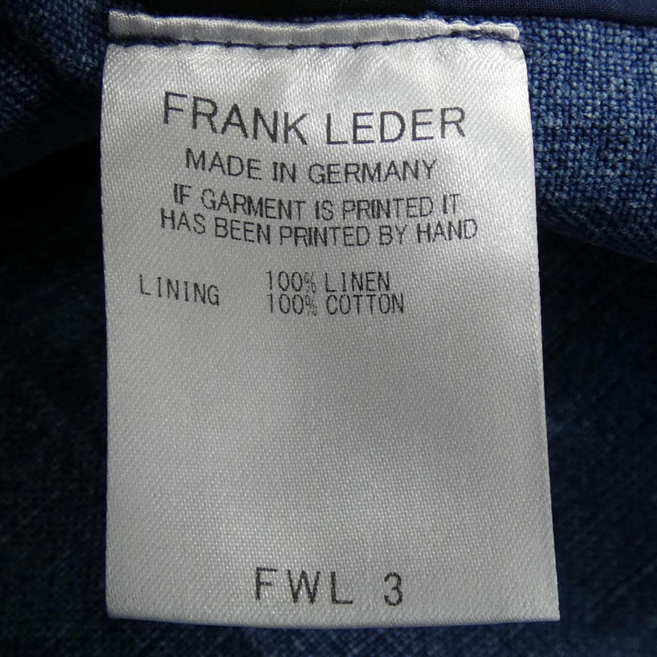 FRANK LEDER FRANK LEDER Jacket