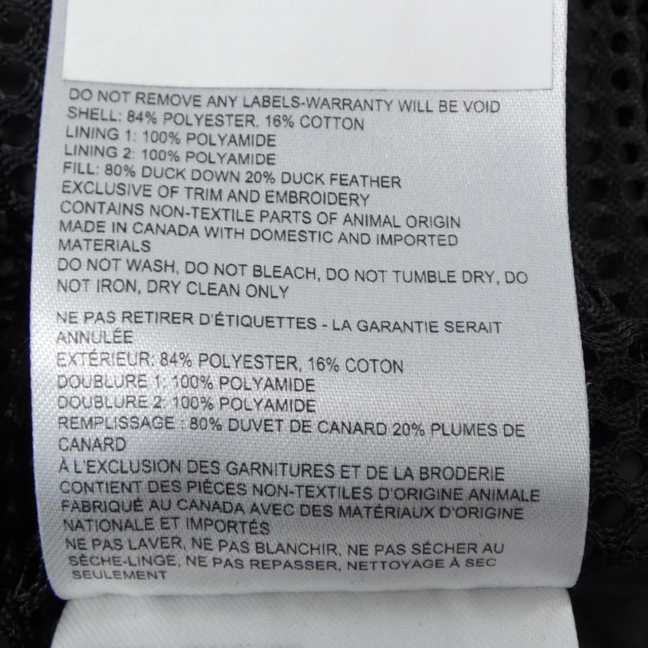 カナダグース CANADA GOOSE BLACK LABEL 2580WB ROSSCLAIR ロスクレア ダウンコート