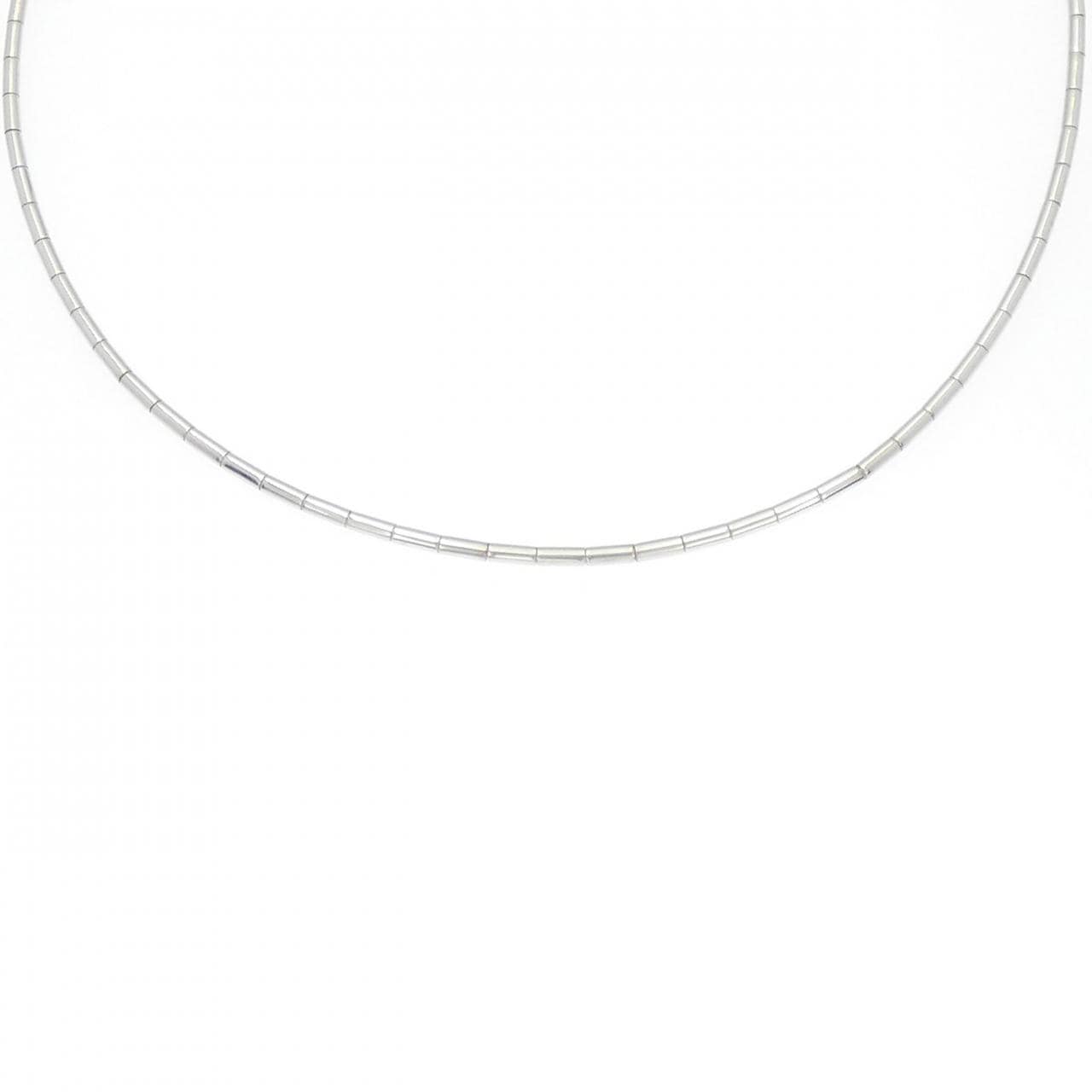 カルティエ チューブチェーン ネックレス