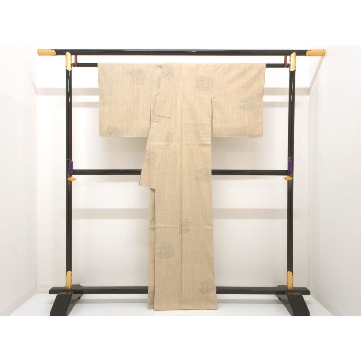 【未使用品】紬　証紙付【本場結城紬】