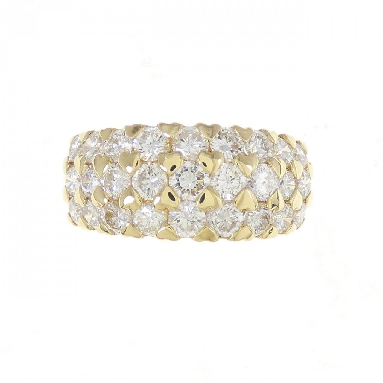 K18YG ダイヤモンド リング 1.91CT