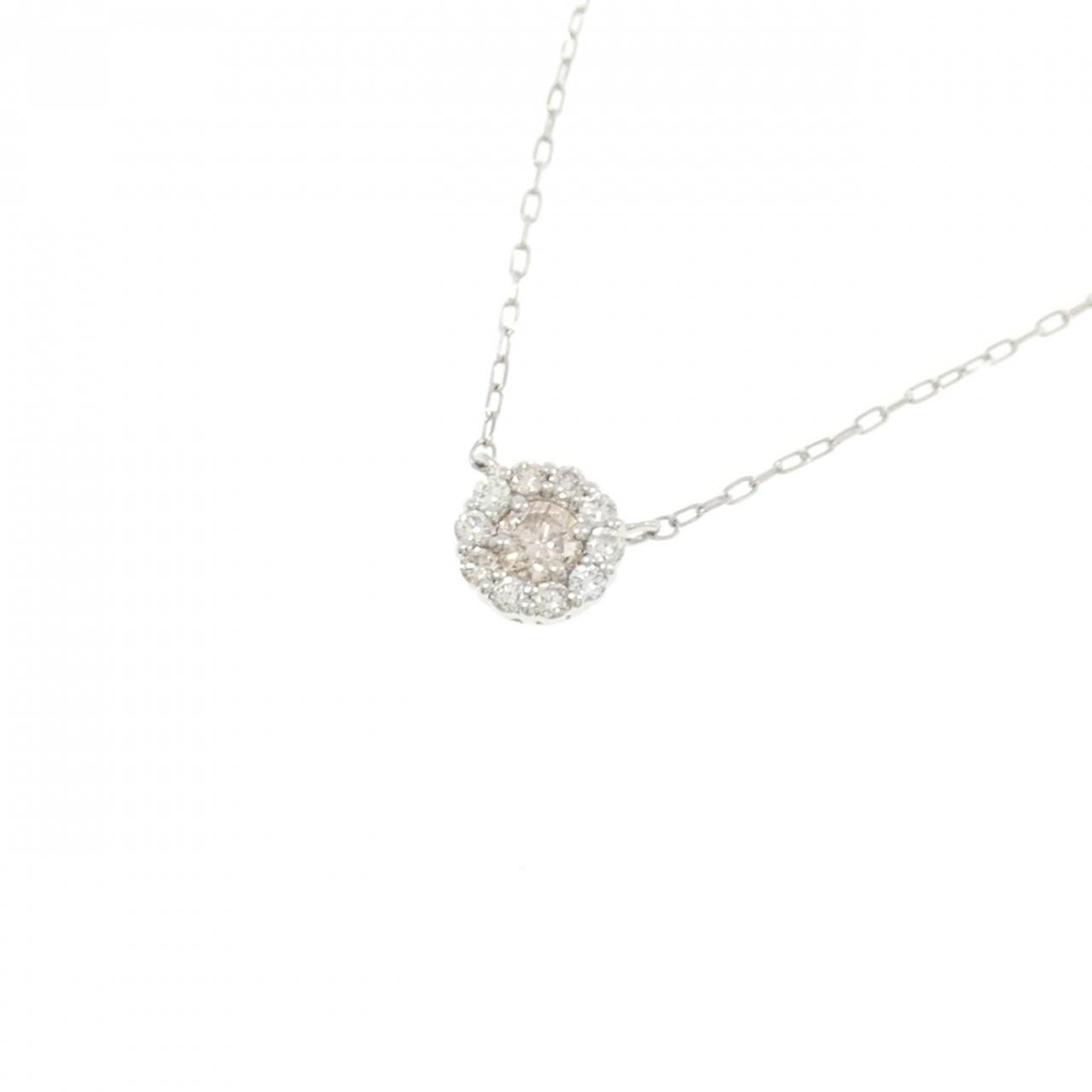 PT900/PT850 ダイヤモンド ネックレス 0.16CT
