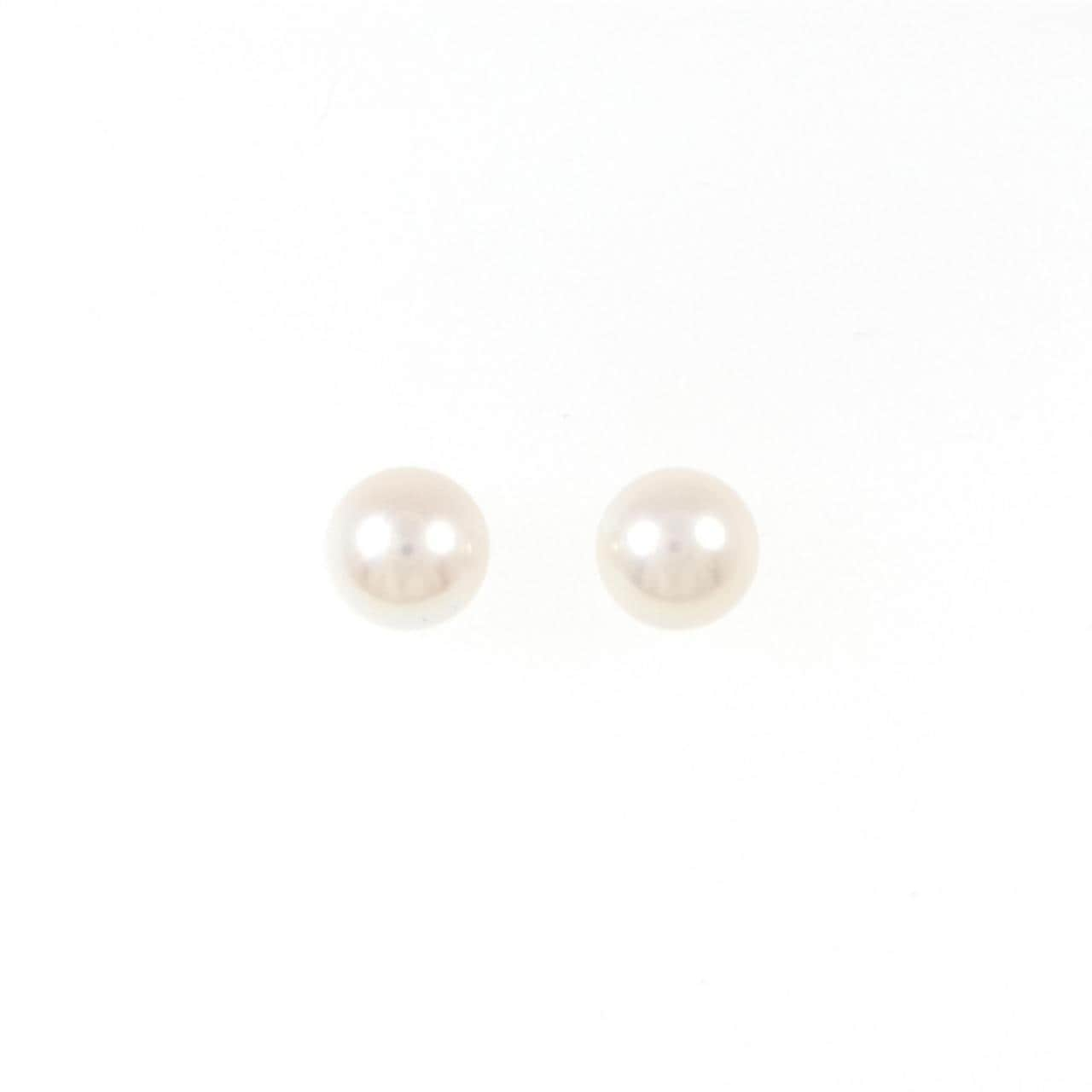 K14WG Akoya pearl earrings 9mm