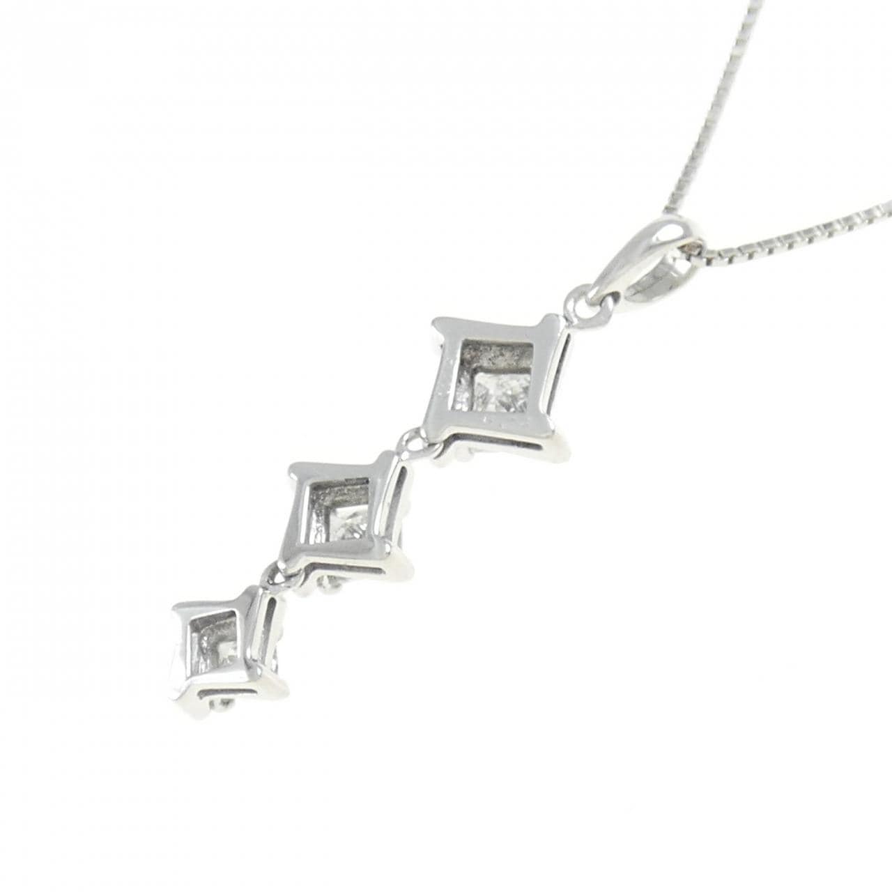 PT900/PT850 ダイヤモンド ネックレス 0.73CT