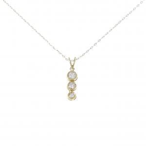 K18YG ダイヤモンド ネックレス 0.32CT