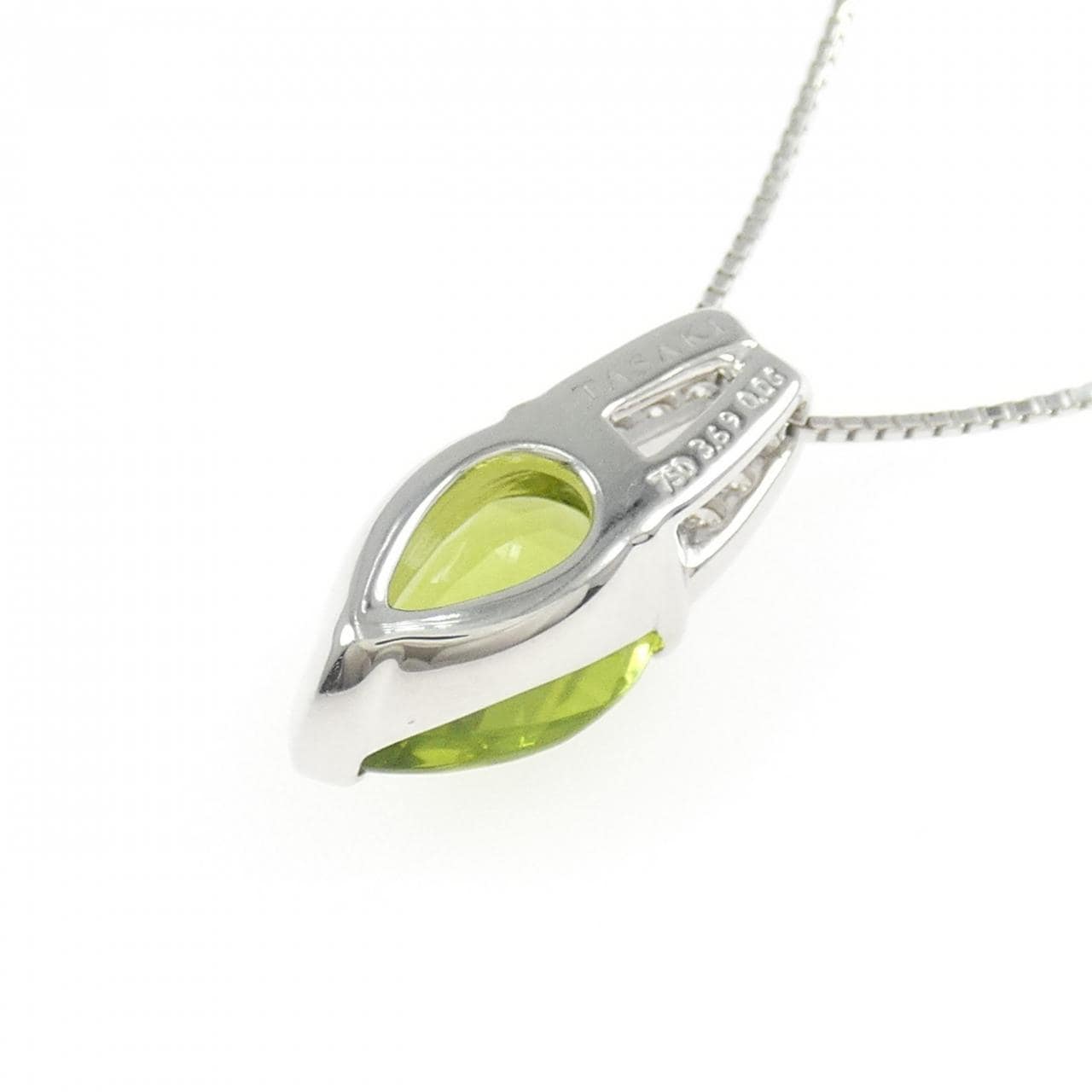 タサキ ペリドット ネックレス 3.69CT
