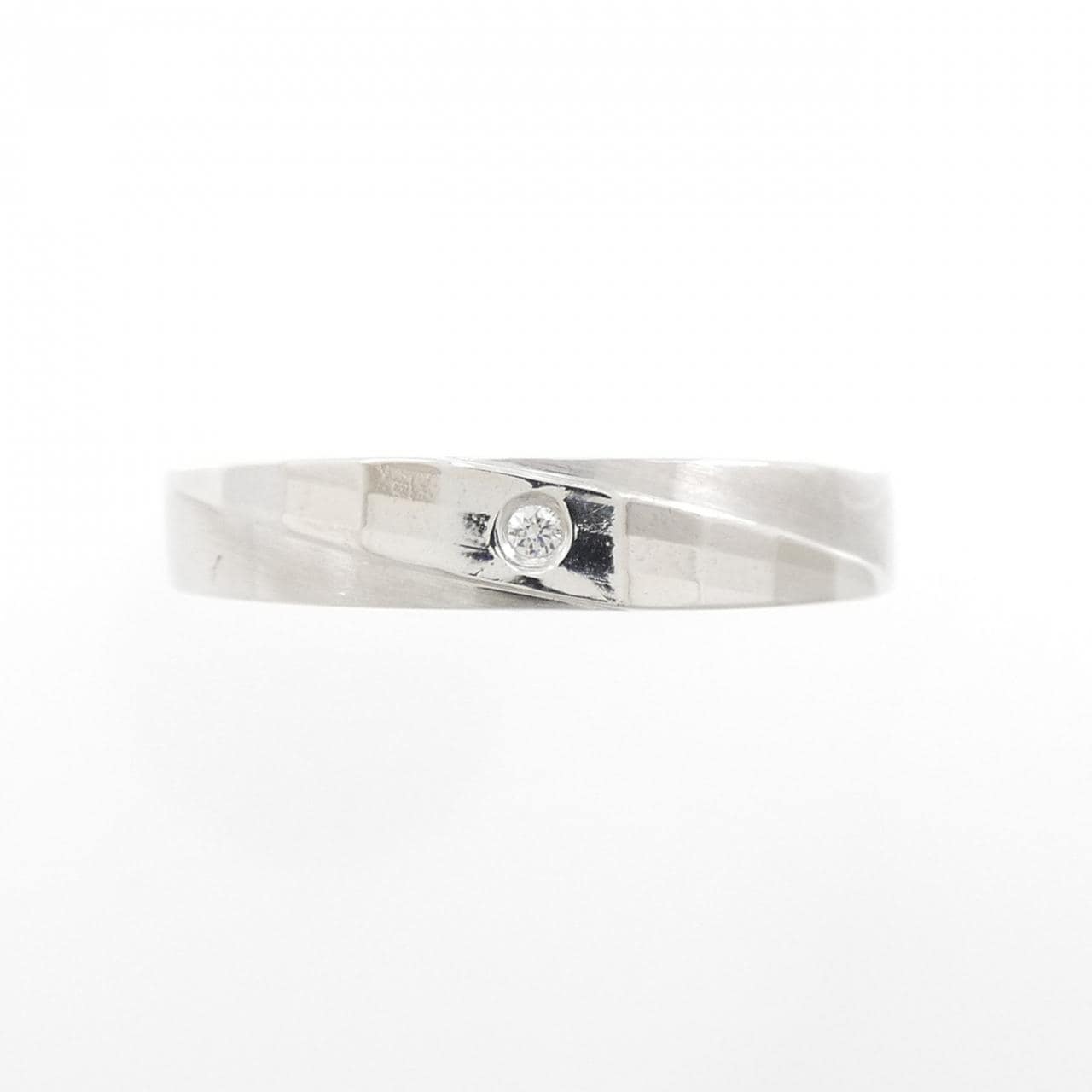 750WG ダイヤモンド リング 0.010CT