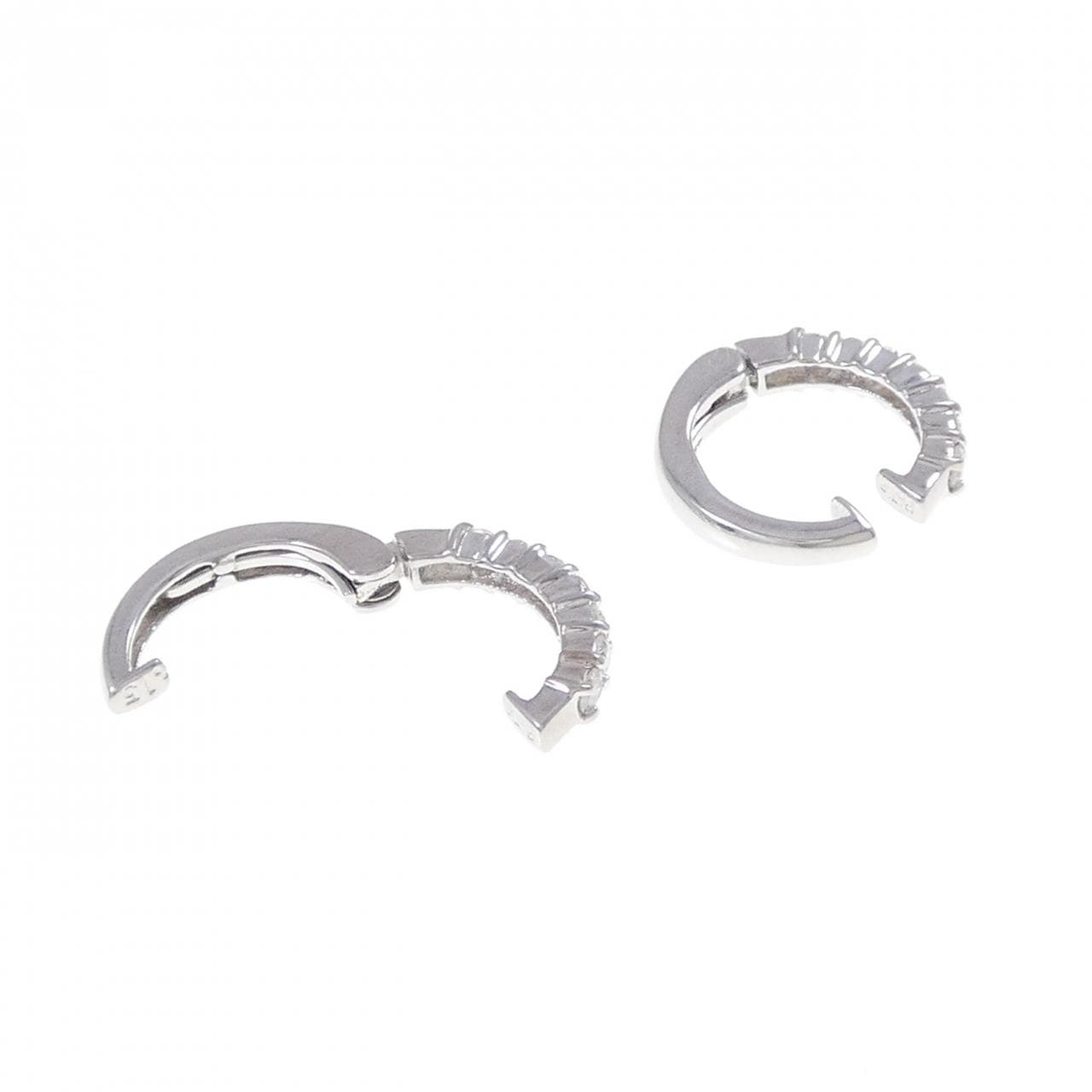 K18WG ダイヤモンド イヤリング 0.30CT