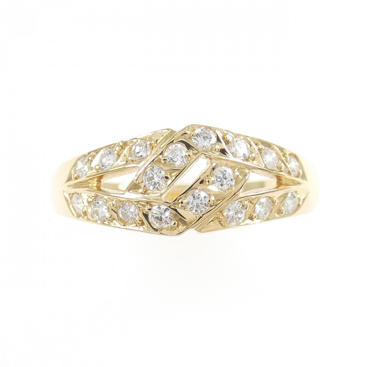 K18YG ダイヤモンド リング