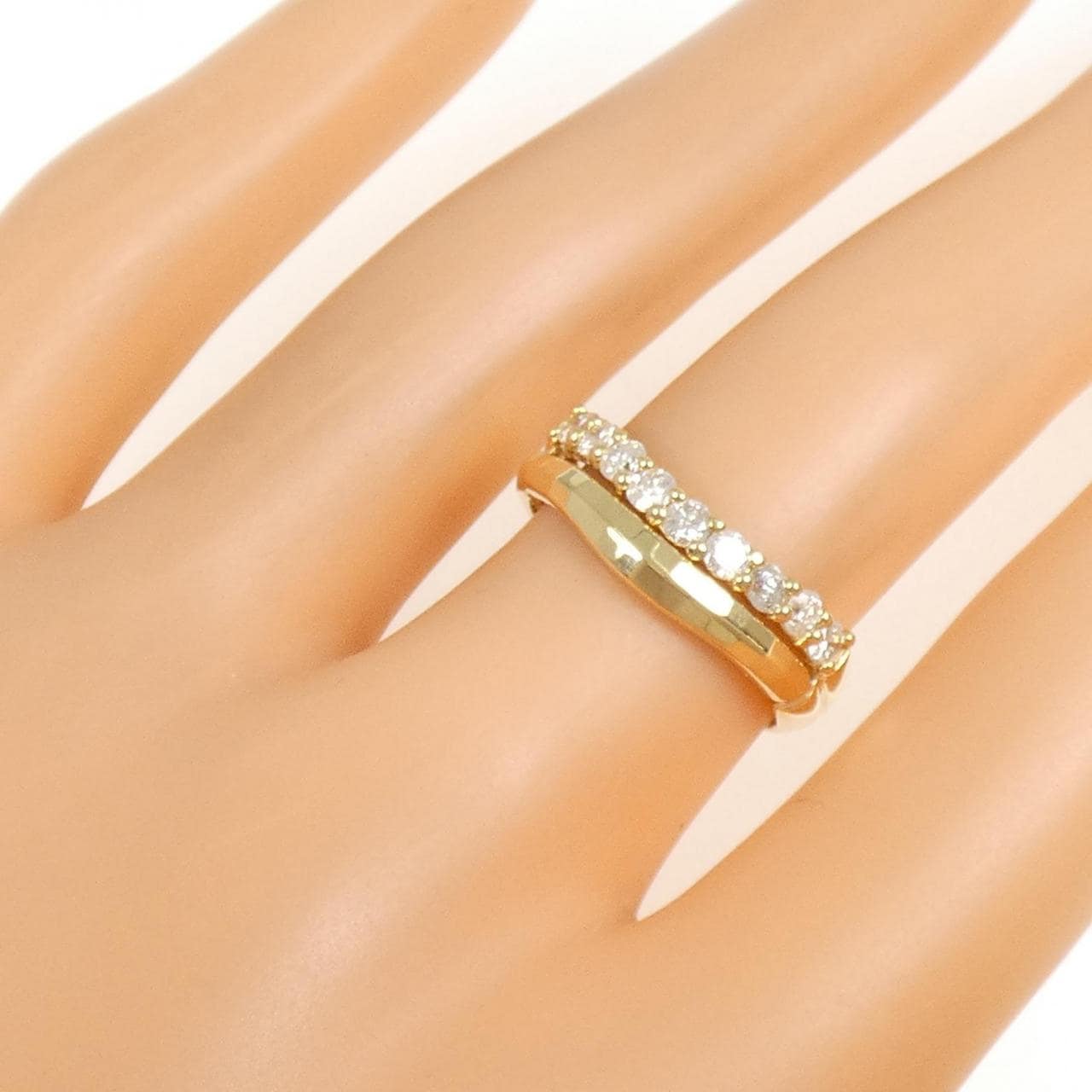 K18YG ダイヤモンド リング 0.50CT