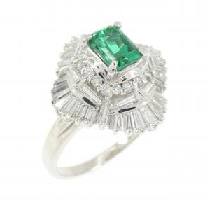 PT900 エメラルド リング 0.79CT