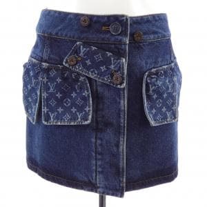 ルイヴィトン LOUIS VUITTON モノグラム アクセント ロウデニム FUSK98GOW スカート