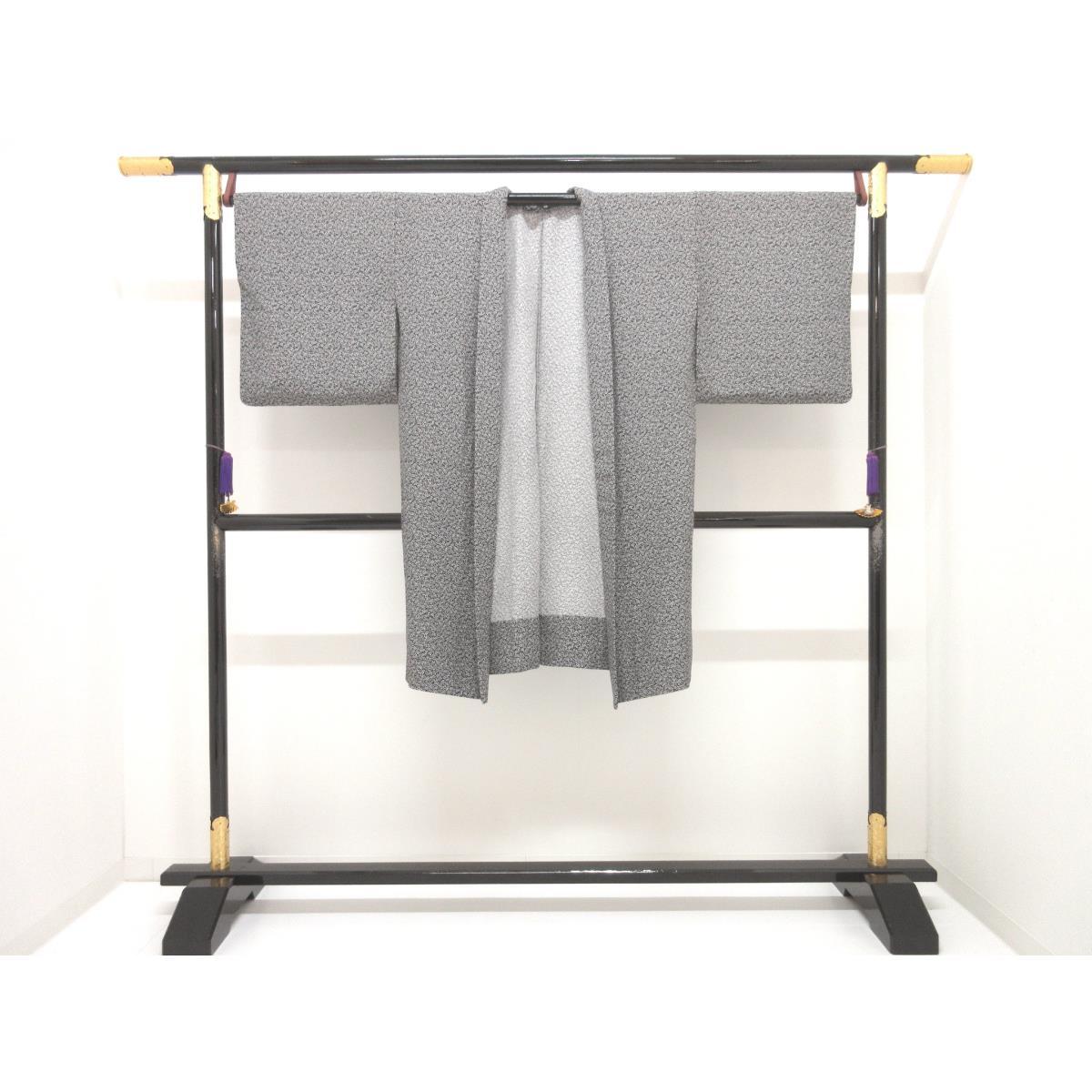 羽織　単衣小紋　セミロング