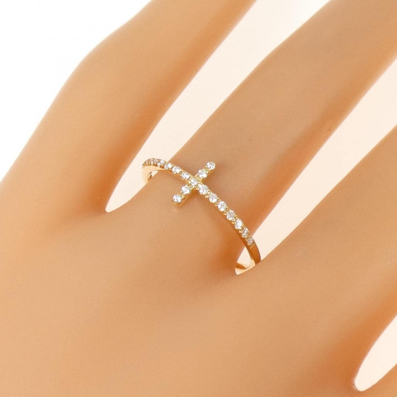 エテ クロス リング 0.07CT