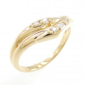 K18YG ダイヤモンド リング 0.05CT