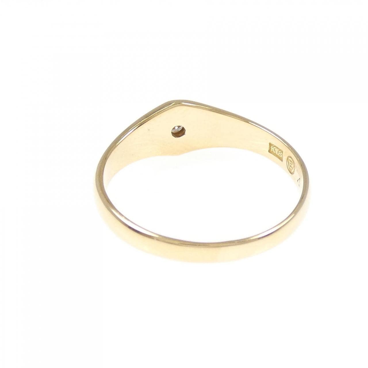 K18YG ダイヤモンド リング