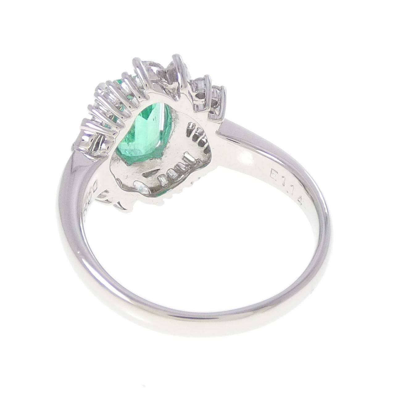 PT900 エメラルド リング 1.14CT