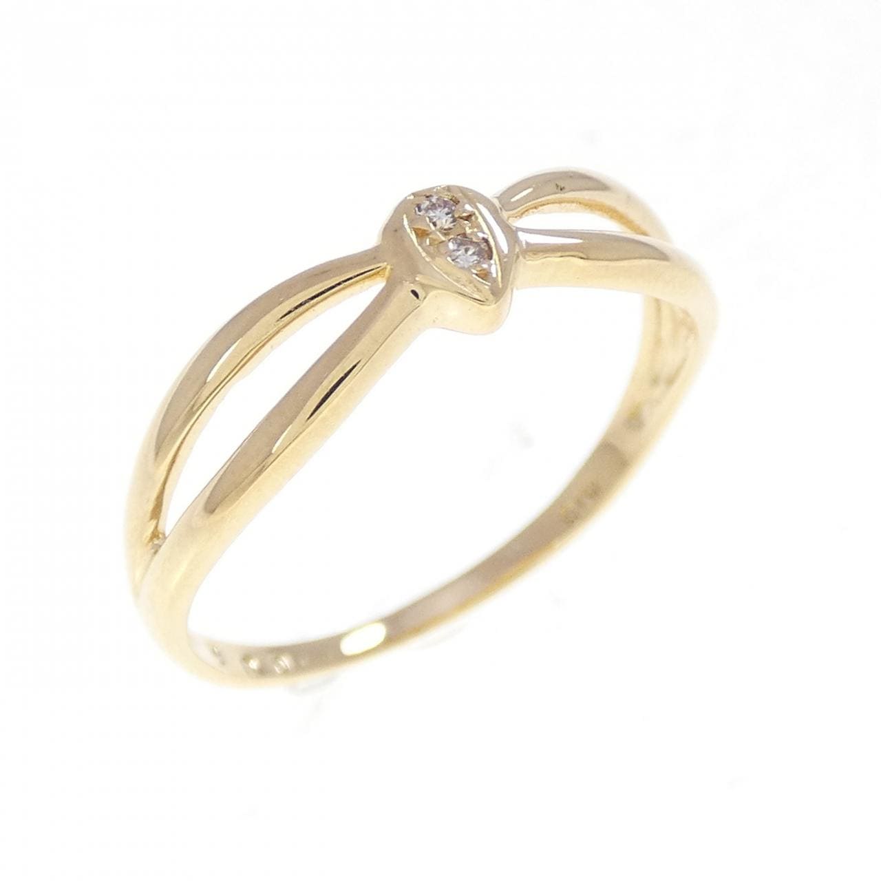 K18YG ダイヤモンド リング 0.02CT