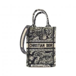 クリスチャンディオール REVERSE TOILE DE JOUY ディオール ブック トート ミニ バーティカル バッグ  S5555CRGO バッグ