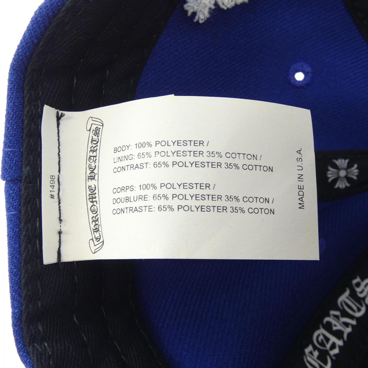 クロムハーツ CHROME HEARTS 6PANEL ON FIELD BSBL CAP　6パネル ベースボール 304209581******234 キャップ