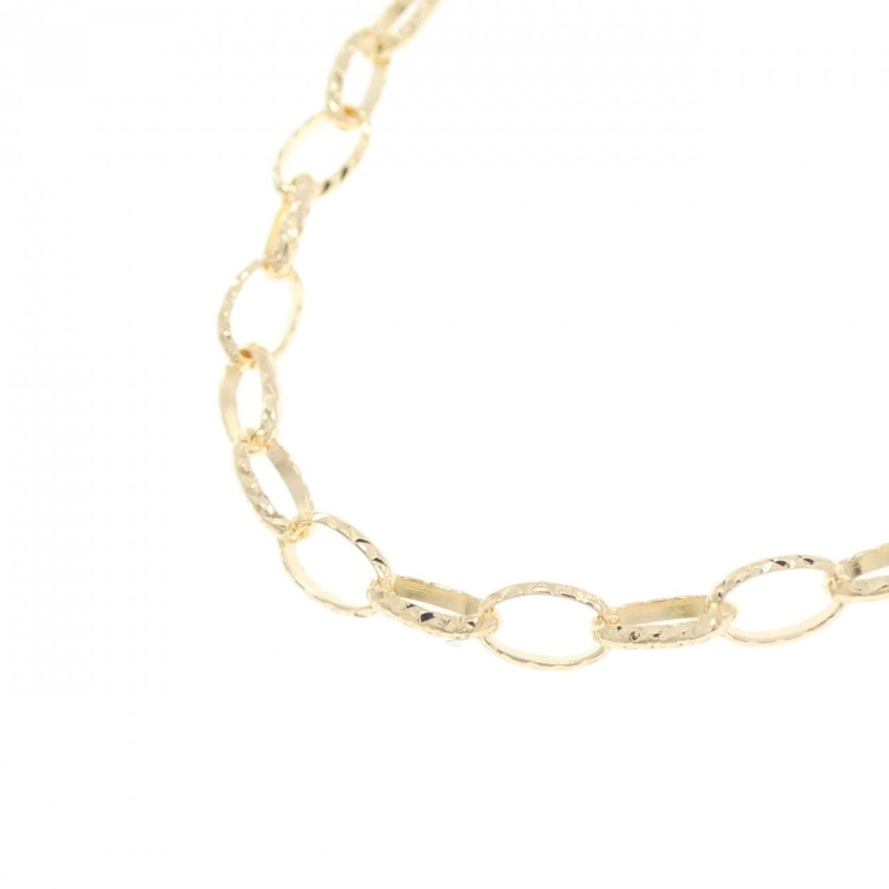 K18YG chain necklace