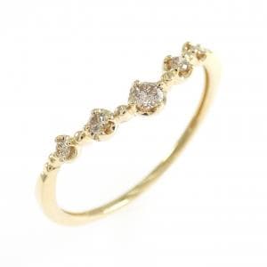K18YG ダイヤモンド リング 0.10CT