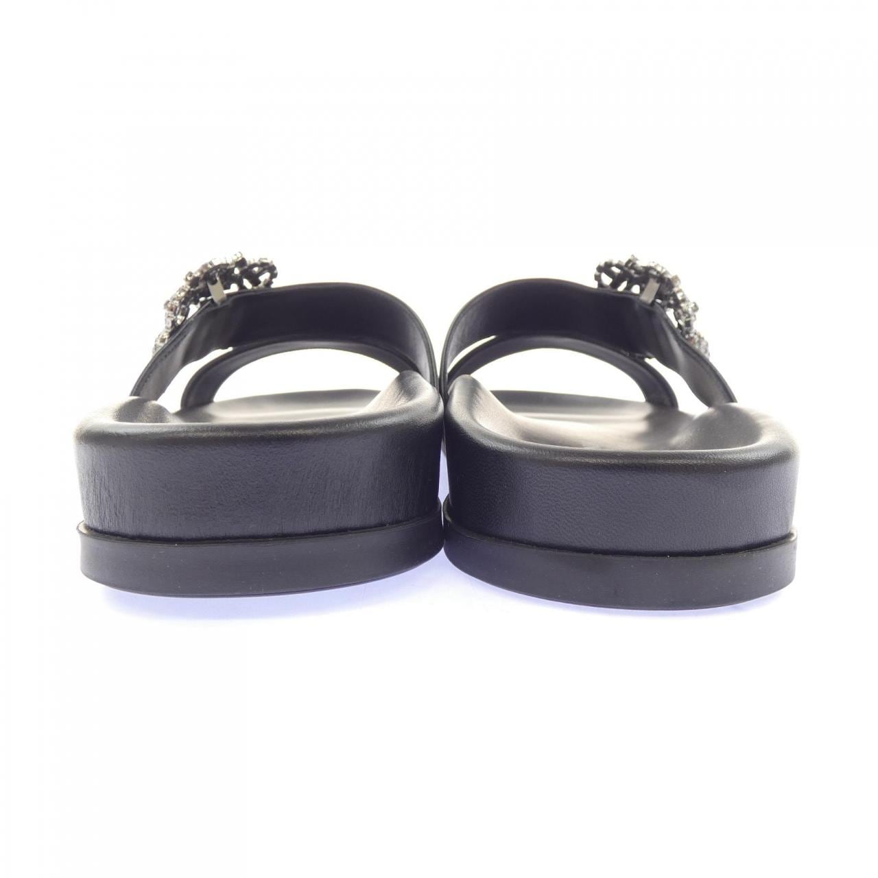 マノロブラニク MANOLO BLAHNIK CHILANGI チランギ ジュエルバックル サンダル
