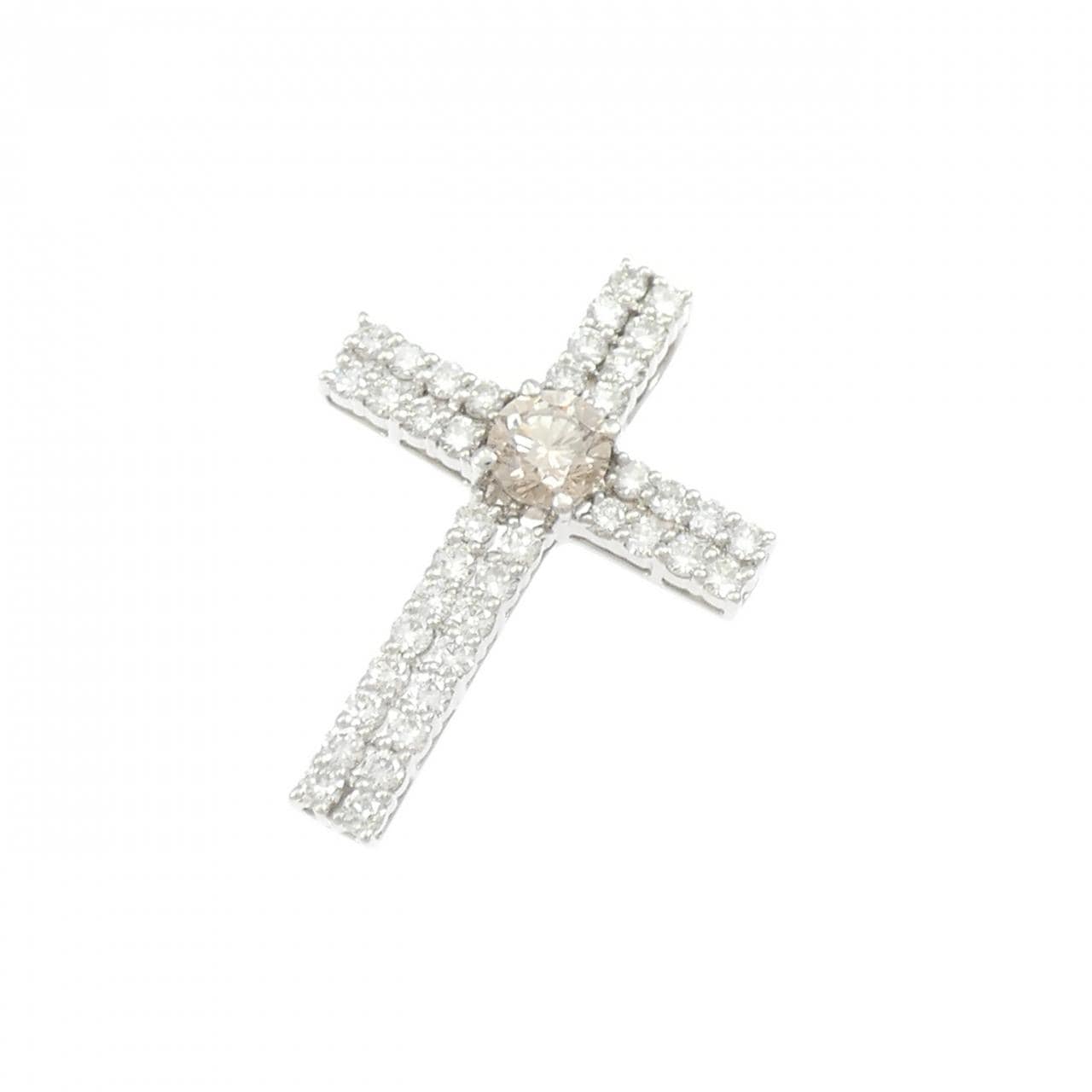 PT900 ダイヤモンド ペンダント 0.497CT
