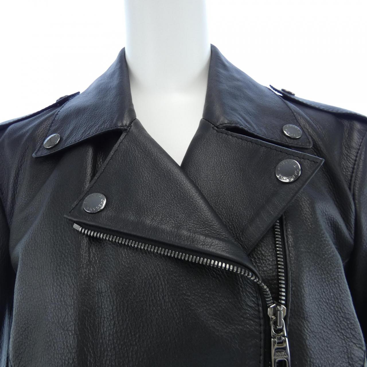 ドルチェアンドガッバーナ DOLCE&GABBANA レザーライダースジャケット