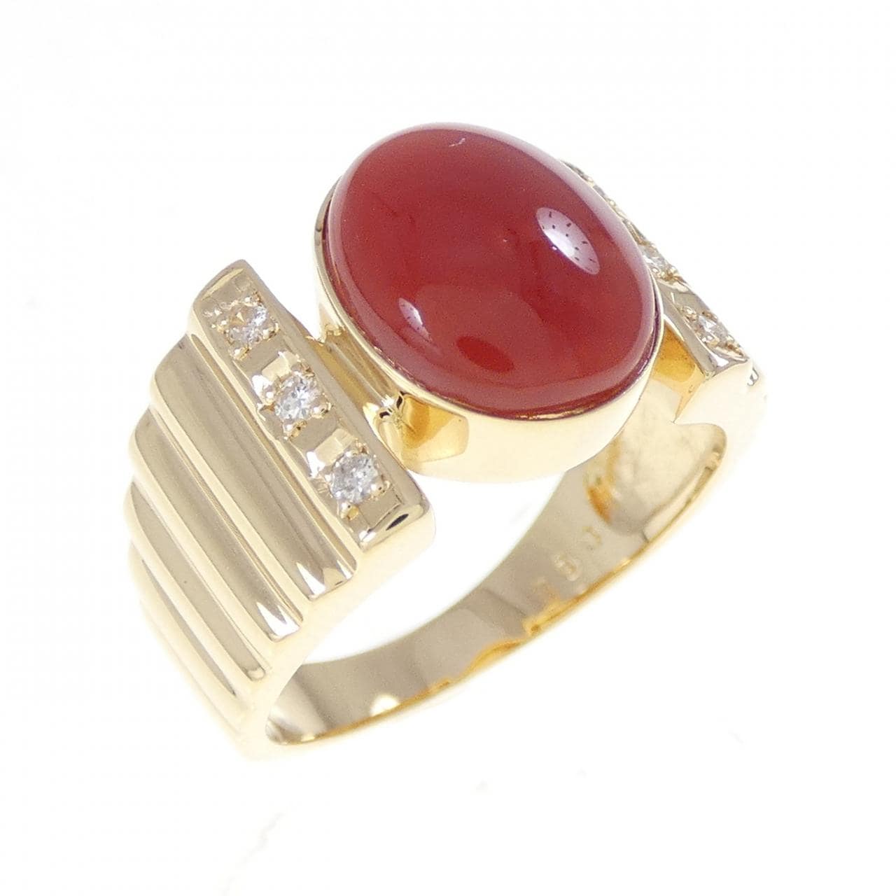 K18YG サンゴ リング