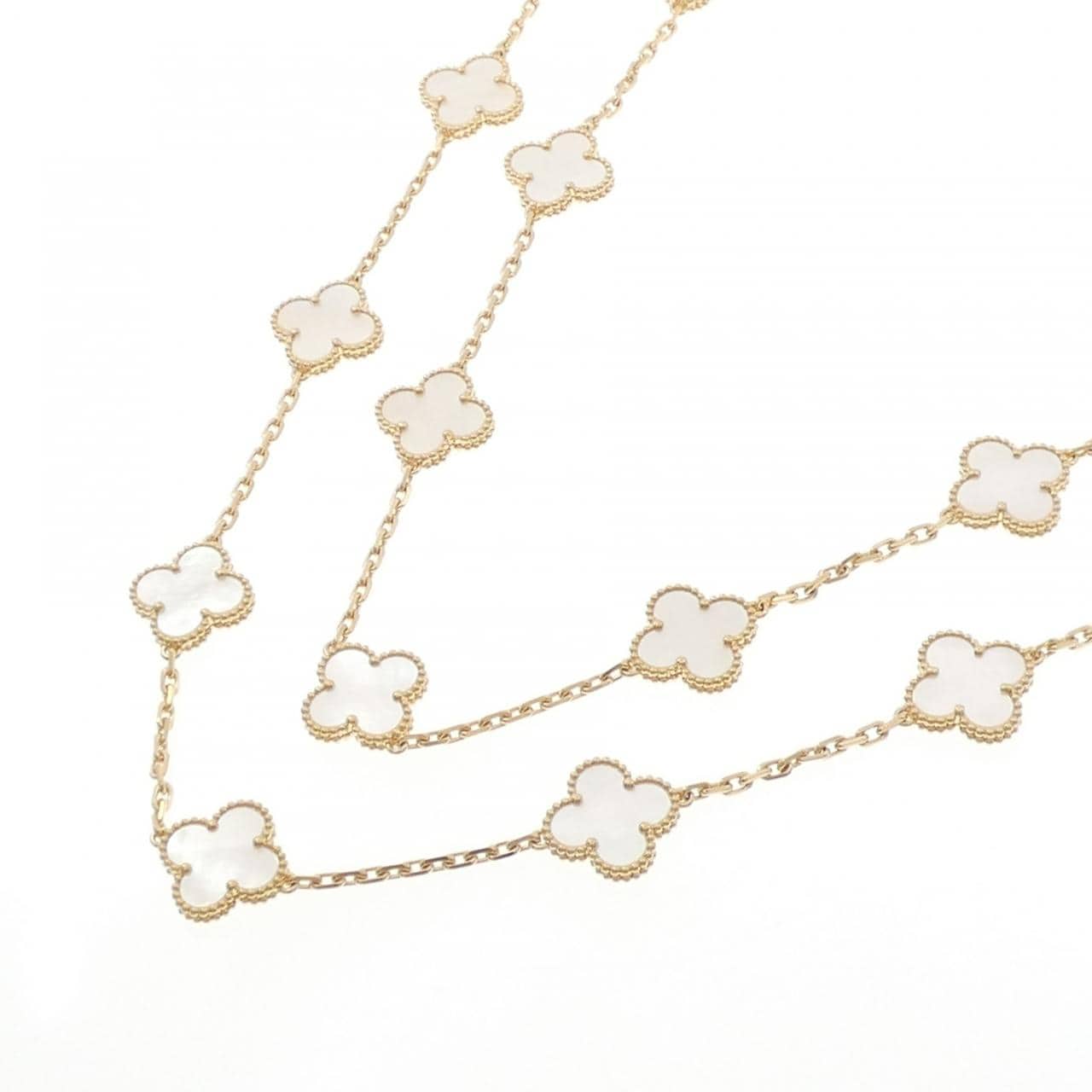 ヴァンクリーフ&アーペル ヴィンテージアルハンブラ 20モチーフ ネックレス