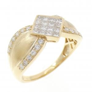 ジーエスティービー ダイヤモンド リング 0.70CT